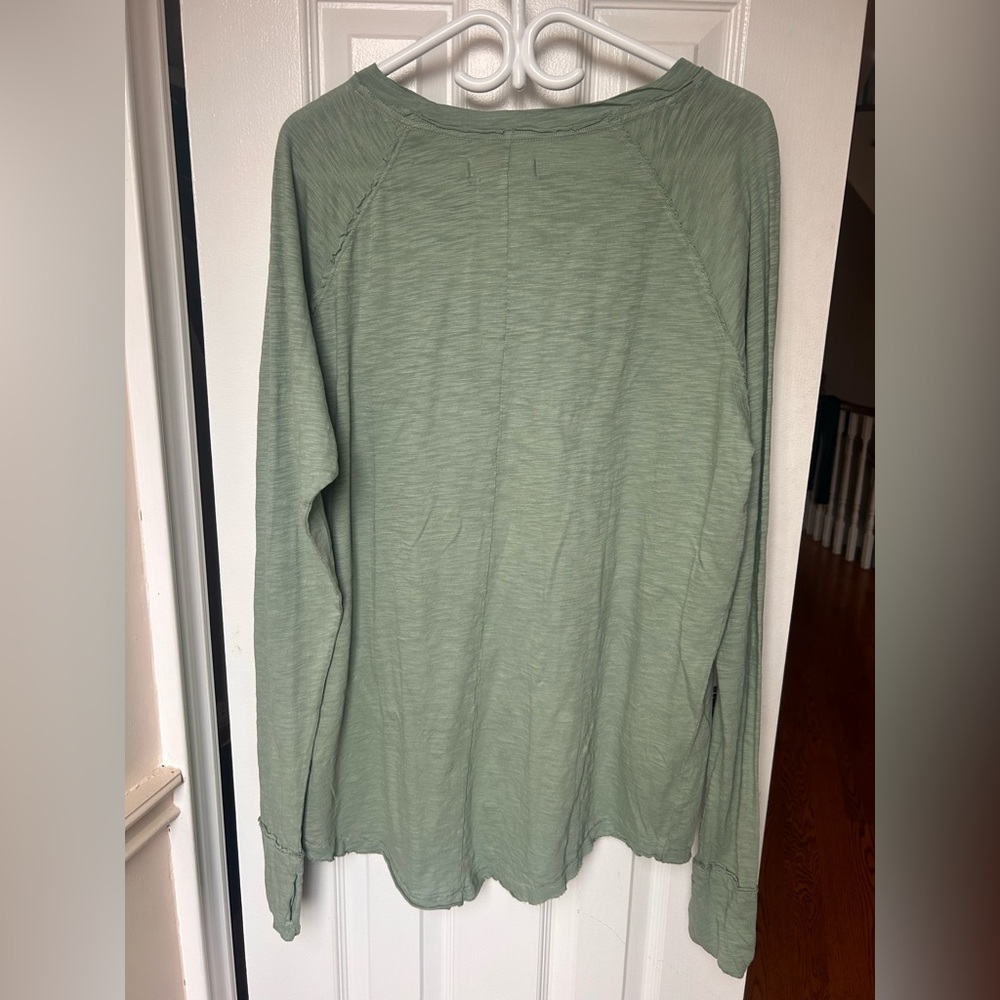 Free People We The Free Arden Tee Washed Army - Picture 4 of 13